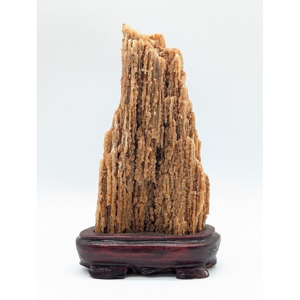 Scholar Rock Natural Stalactite Stalagmite Mineral Specimen 6" Suiseki Cave 1 lb